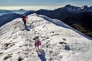 CIMA GREM (2049 m) con neve novembrina ad anello dal Colle di Zambla (Santella) il 28 novembre 2018 - FOTOGALLERY